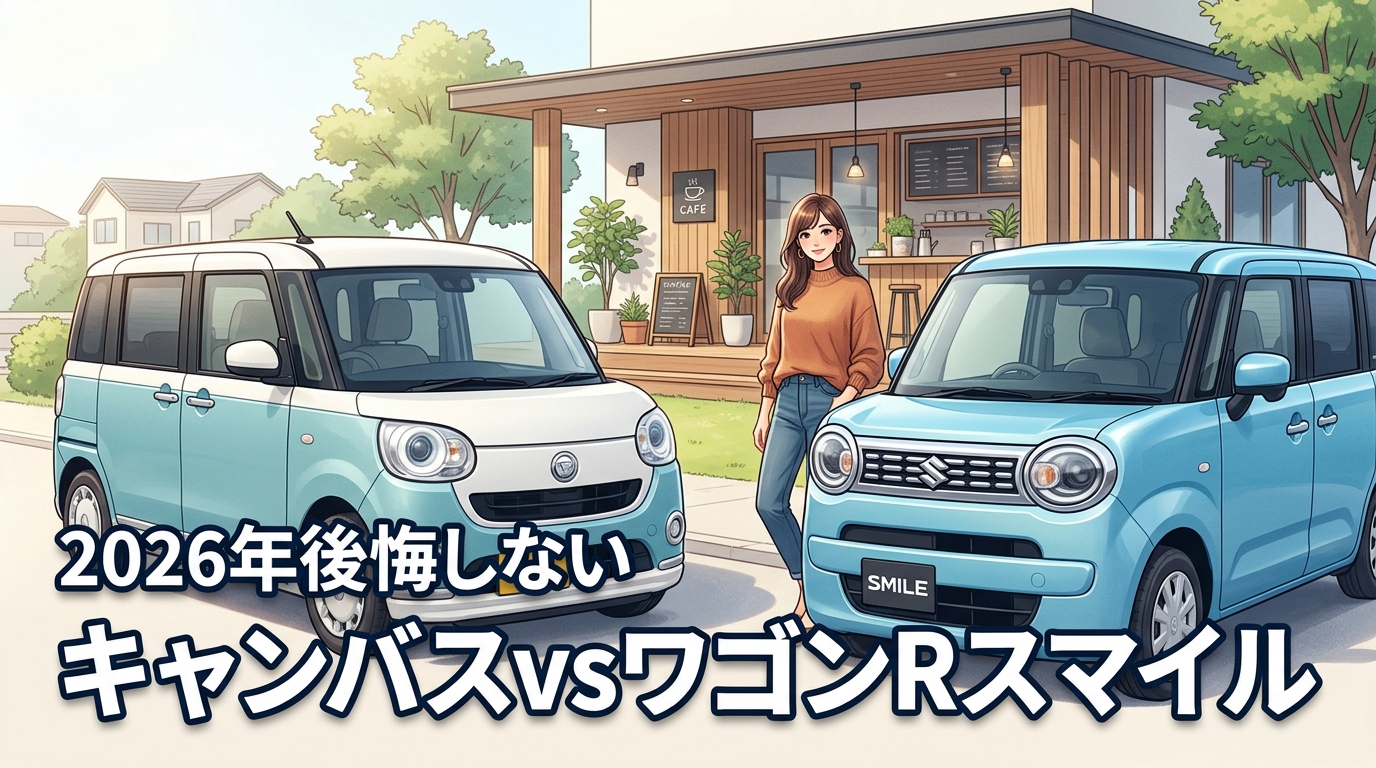 ムーブキャンバスかワゴンrスマイルで迷ったら？後悔しない選び方をアドバイス