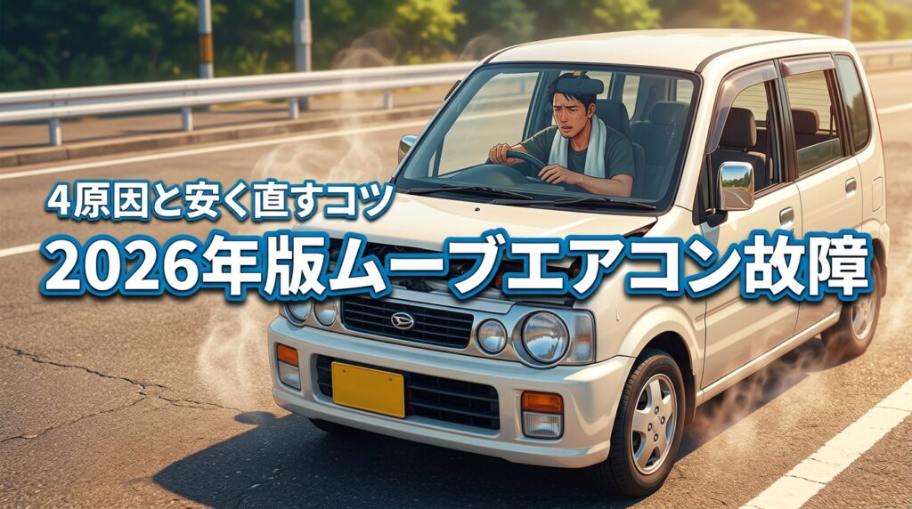 ダイハツムーブのエアコンが効かない4つの原因！修理費用の目安と安く抑えるコツ