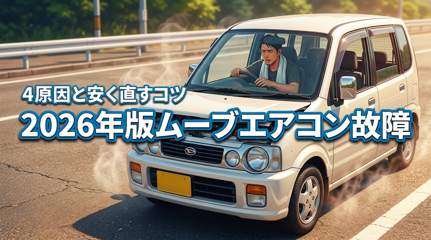 ダイハツムーブのエアコンが効かない4つの原因！修理費用の目安と安く抑えるコツ