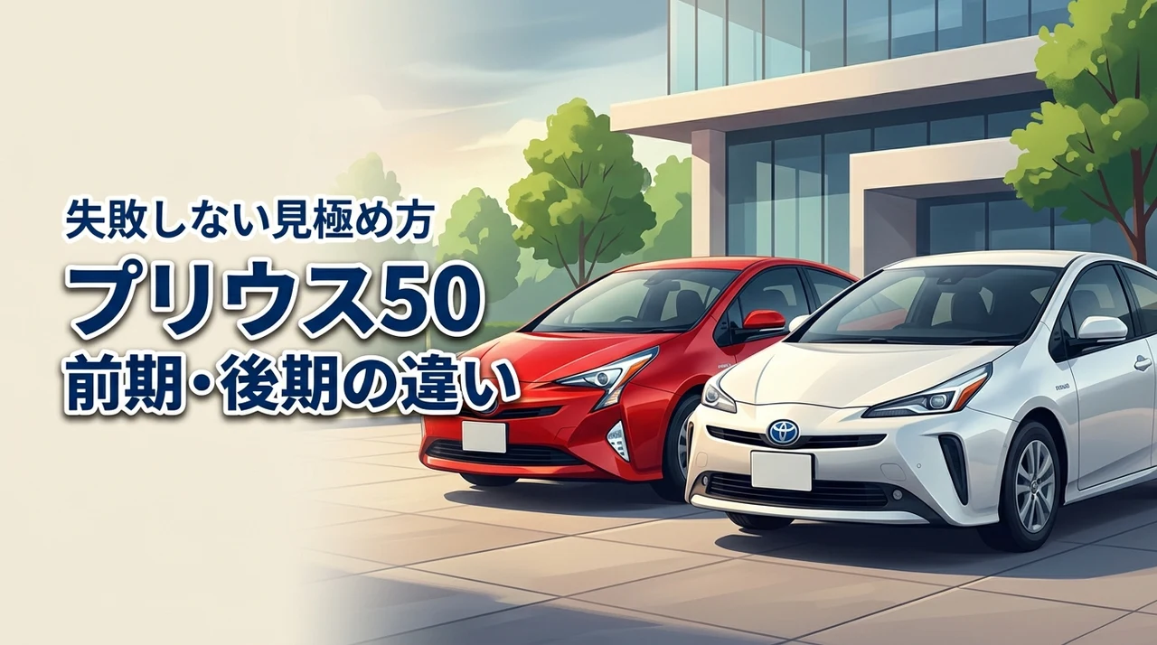 プリウス50の前期と後期の違いが丸わかり！中古車で失敗しないための見極め方