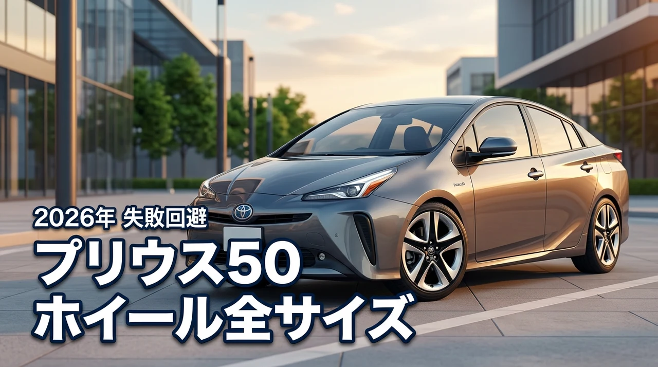 【永久保存版】プリウス50のホイールサイズを完全網羅！カスタムの失敗を防ぐ秘訣