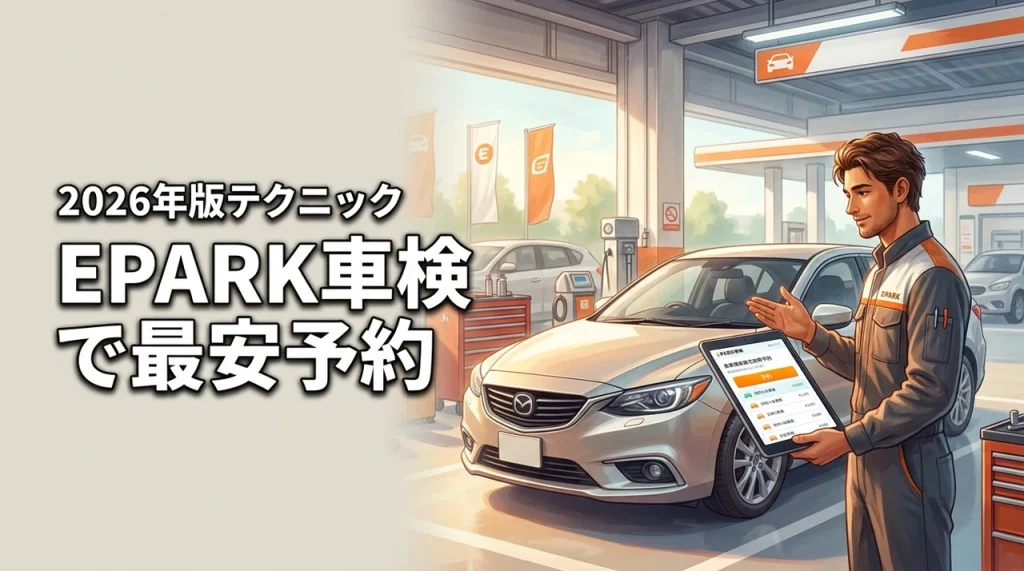 知らないと損！EPARK車検で近所の最安店舗を探して賢く予約するテクニック