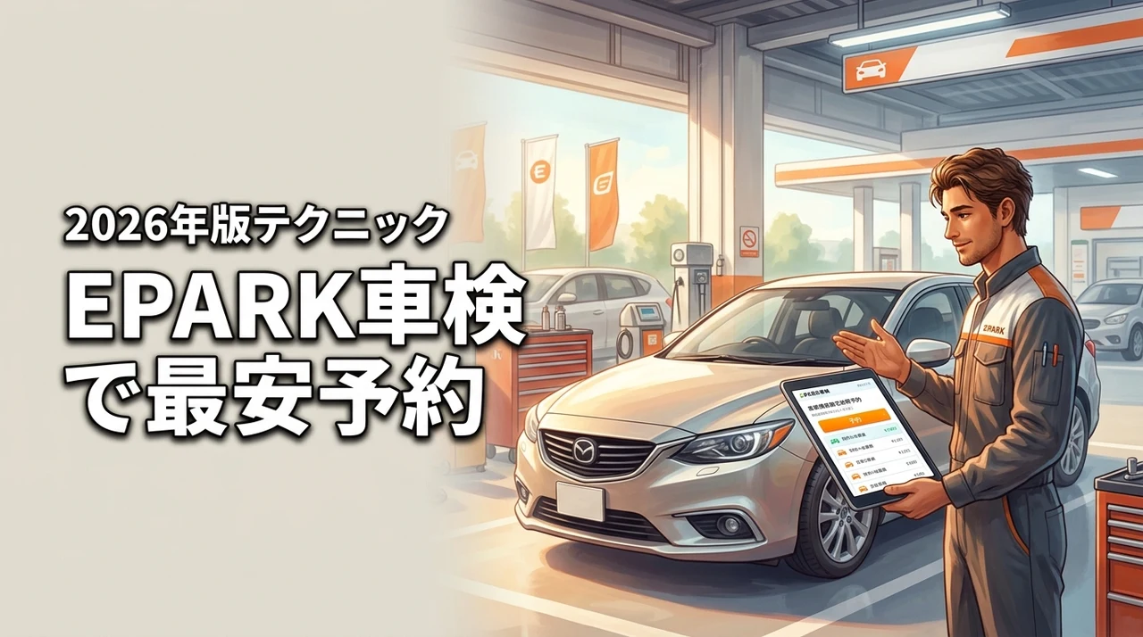 知らないと損！EPARK車検で近所の最安店舗を探して賢く予約するテクニック