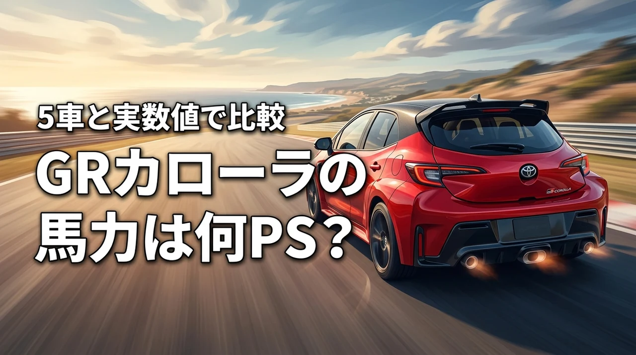 grカローラの馬力は何PS？最新スペックとライバル5車を実数値でガチ比較