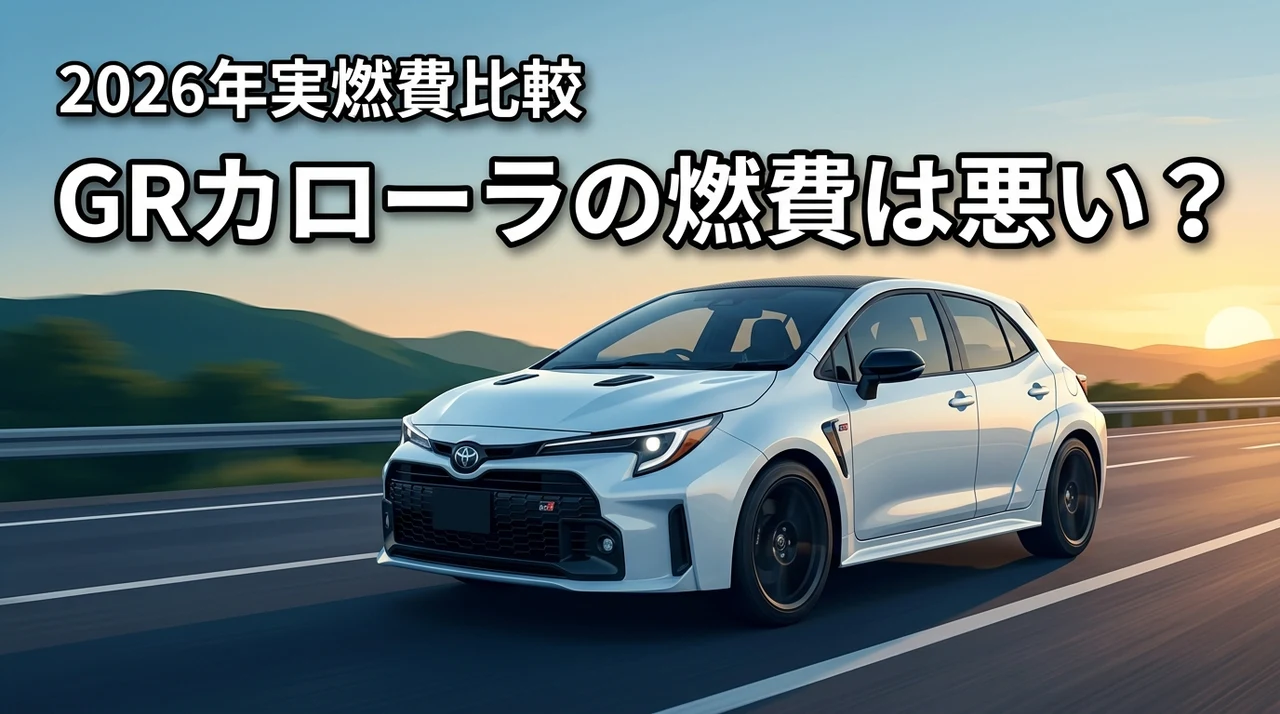 grカローラの燃費は悪い？実燃費とカタログ値の乖離やライバル車との比較も公開