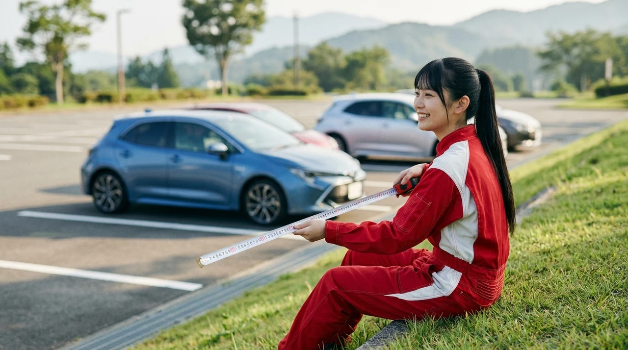 カローラスポーツや競合車とのサイズ比較