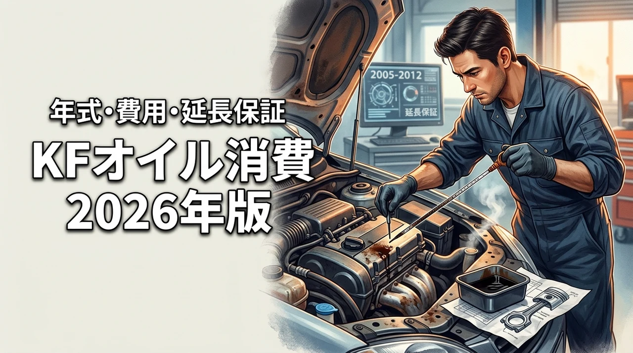 kfエンジンオイル消費が多い年式はいつ？修理費用や延長保証の対象を詳しく解説