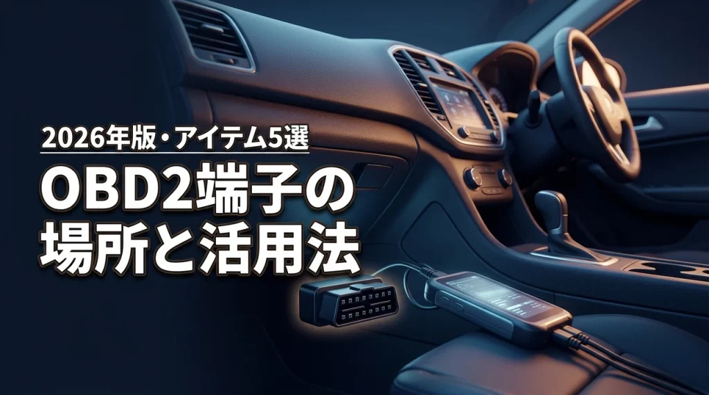OBD2端子の場所はどこ？役割や接続できる便利アイテム5選と注意点を解説