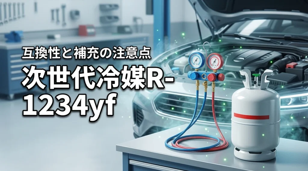 次世代冷媒R-1234yfは何が違う？R-134aとの互換性や補充の注意点
