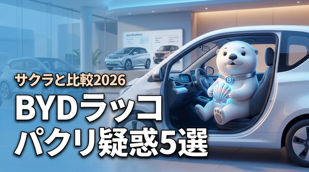 bydラッコがパクリと言われる5つの理由！サクラと比較して分かった真の実力